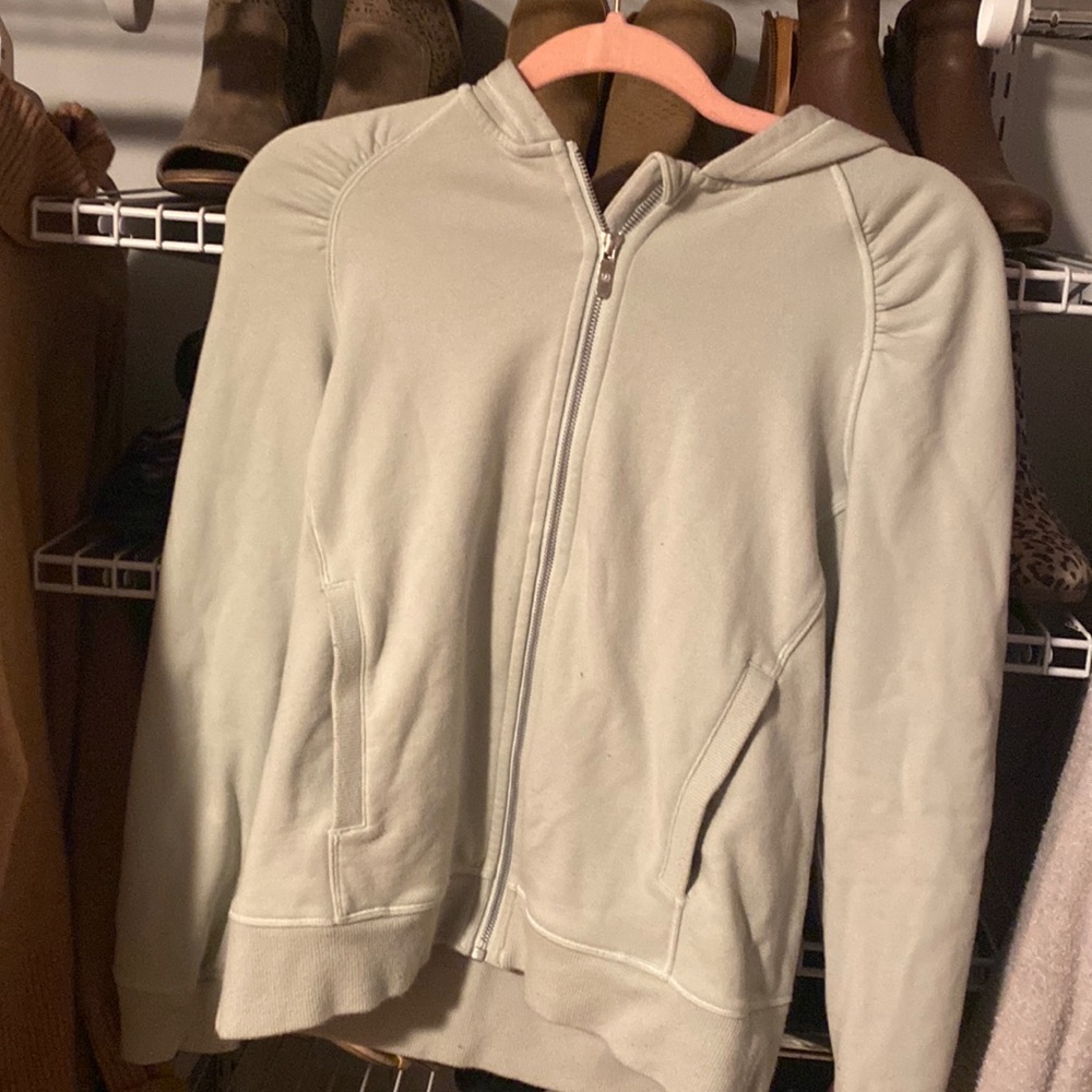 Mint green Lululemon sweatshirt